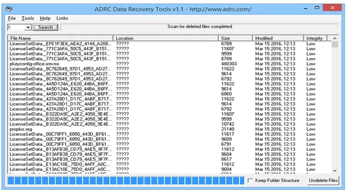 Phần mềm ADRC Data Recovery Tools