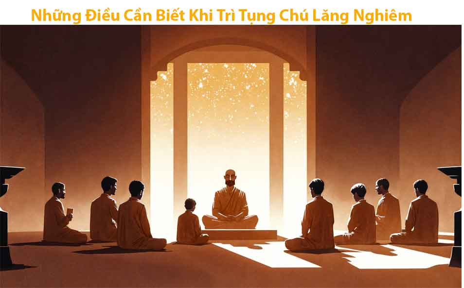 Lợi ích và công năng thù thắng của Chú Lăng Nghiêm. 15 Những điều cần biết khi trì tụng Chú Lăng Nghiêm