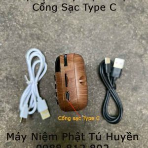 Cáp sạc máy niệm Phật cổng sạc Type C