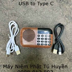 Cáp sạc máy niệm Phật USB to Type C