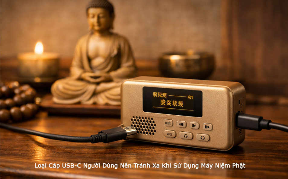 Loại Cáp USB-C Người Dùng Nên Tránh Xa Khi Sử Dụng Máy Niệm Phật