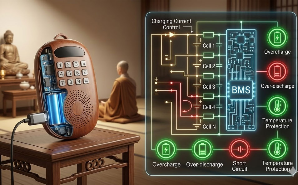 Mạch quản lý pin tự động giới hạn tốc độ sạc