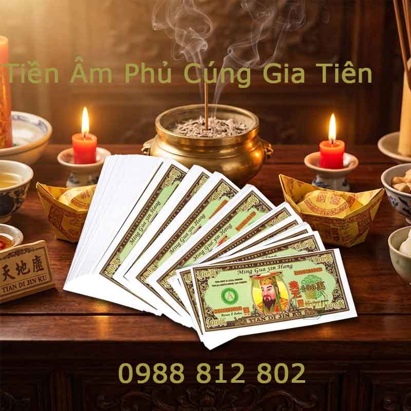 Tiền âm phủ cúng gia tiên