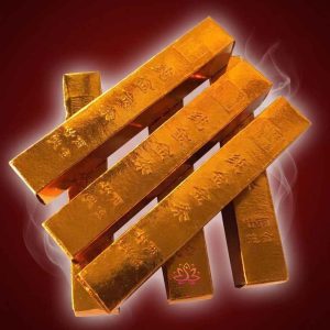 Vàng thỏi giấy vuông cạnh - Cúng thần tài , khai trương