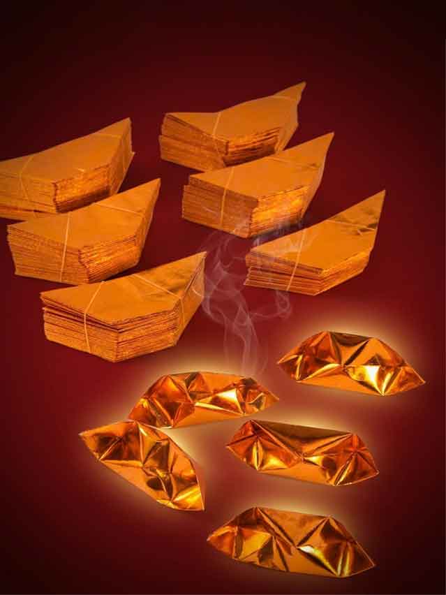 Vàng thuyền bán thành Phẩm cúng thần tài