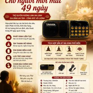Máy niệm phật cho người mới mất 49 ngày