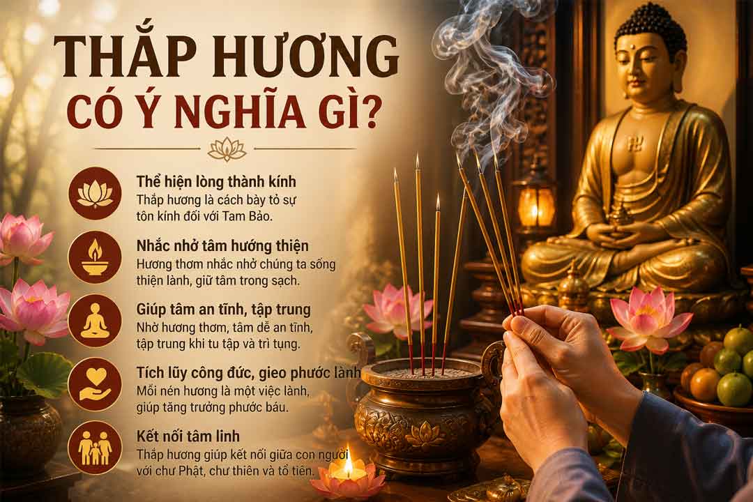 Thắp hương có ý nghĩa gì?