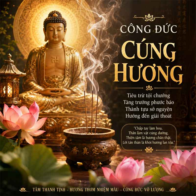 Ý nghĩa và công đức cúng dường Hương