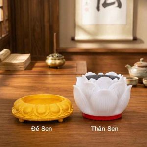 Đài Niệm Phật Hoa Sen Để Ngoài Mộ Cao Cấp
